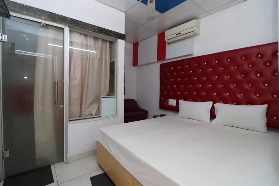 Guest room viewed from the doorway